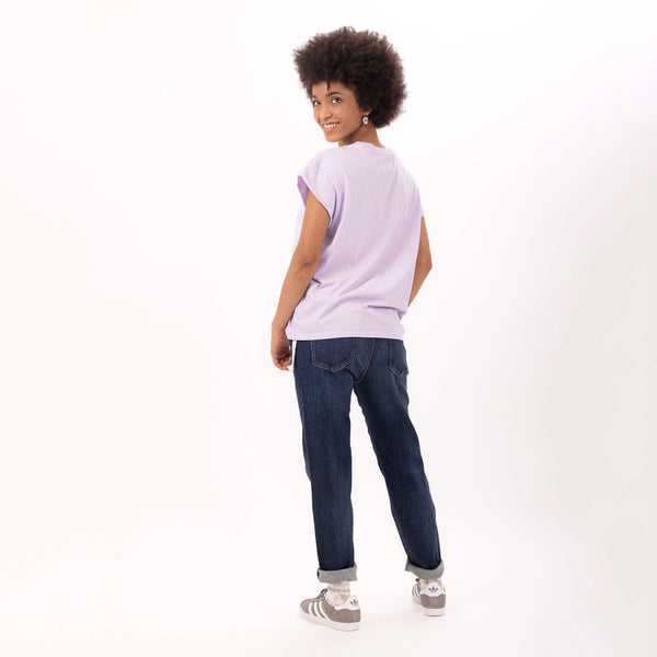 Bowery Nyc WOMEN'S "WAIKIKI" CREWNECK BOXY T-SHIRT- VINTAGE JERSEY