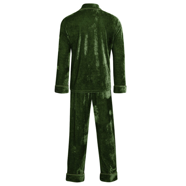 Bown Of London Men's Velvet Pyjamas - Hemes Size *