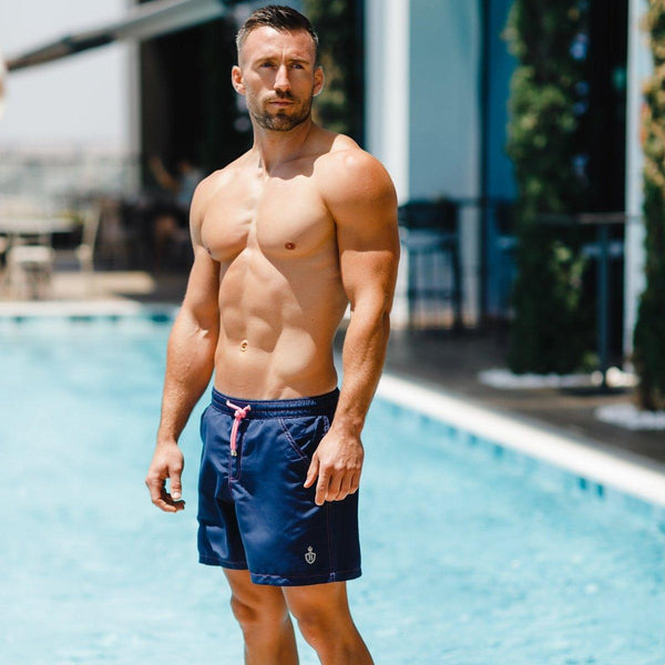 Bown Of London Micro Fiber Swimshorts Navy Size *