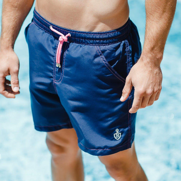 Bown Of London Micro Fiber Swimshorts Navy Size *