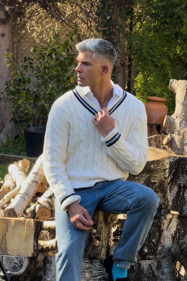 Bown Of London Old Money Cricket Jumper Size *