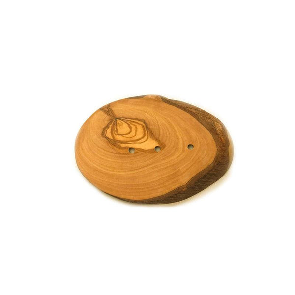 Bown Of London Soap Dish - Olive Wood - Leaf Size *