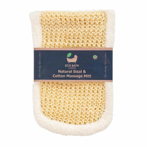 bown of london Eco Bath Bamboo & Natural Sisal Massage Mitt Size *