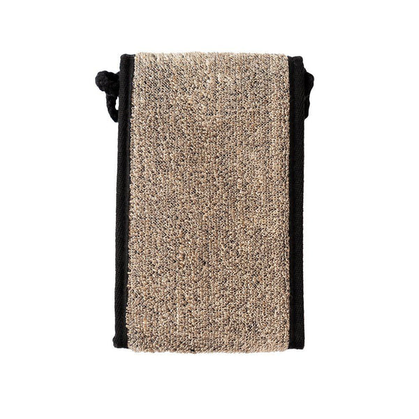 Bown Of London Eco Bath Natural Sisal Hemp Back Strap Black Size *