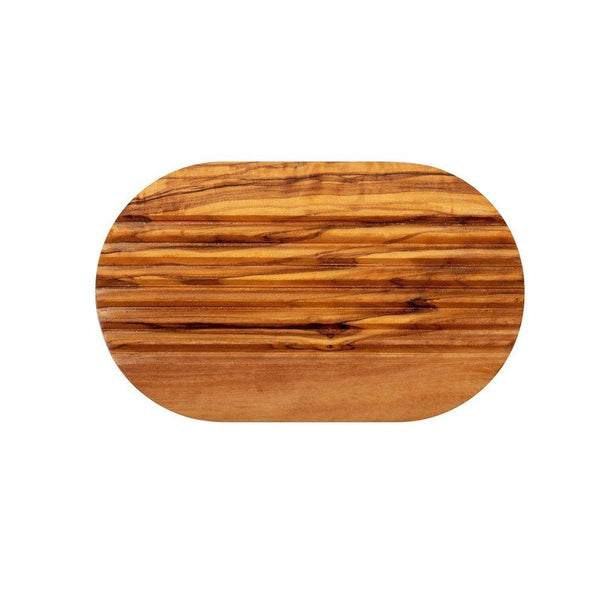 Bown Of London Eco Bath Soap Dish - Olive Wood Ridged Size *