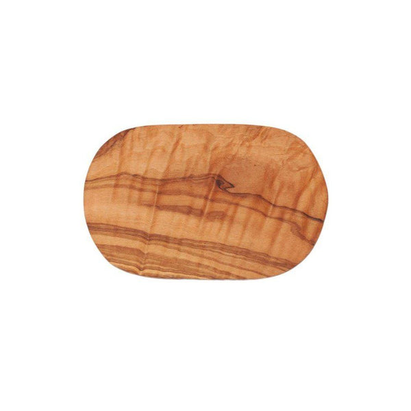 bown of london Eco Bath Soap Dish - Olive Wood Ridged Size * bown of london Eco Bath Soap Dish - Olive Wood Ridged Size *