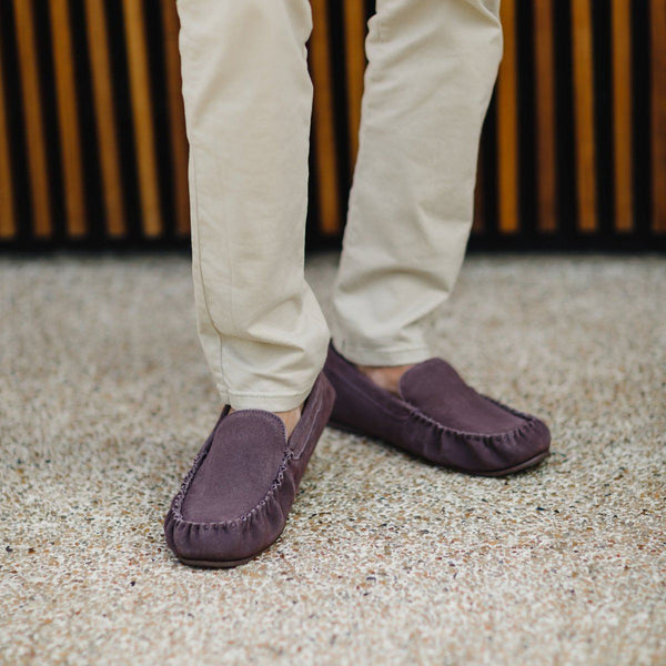 bown of london Harris Mens Fabric Lined Moccasin - Truffle Size * bown of london Harris Mens Fabric Lined Moccasin - Truffle Size *