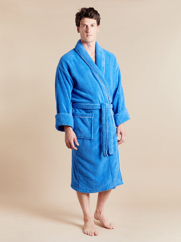 Bown Of London His & Hers Towelling Dressing Gown Bundle - Cancun Men's Towelling Dressing Gown - Cancun (Size) *