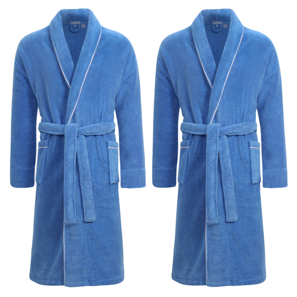bown of london His & Hers Towelling Dressing Gown Bundle - Cancun Men's Towelling Dressing Gown - Cancun (Size) *