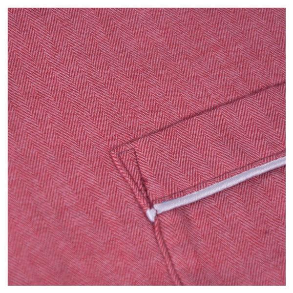 Bown Of London Ladies Pyjamas Brushed Cotton Red - Russo Size *