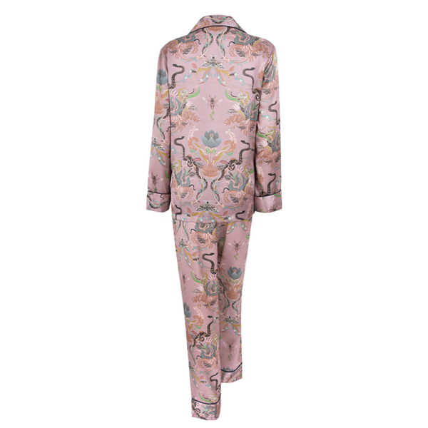 Bown Of London Ladies Pyjamas - Serpentine Blush Size *