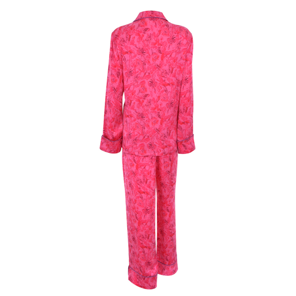 Bown Of London Ladies Vegan Silk Pyjama - Zumra Mum Print Size *