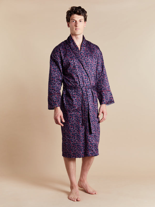 Bown Of London Lightweight Men's Dressing Gown - Berkley Size *