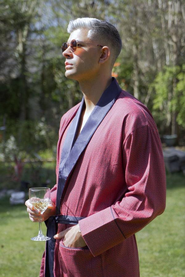 Bown Of London Lightweight Men's Dressing Gown - Cambridge Size *