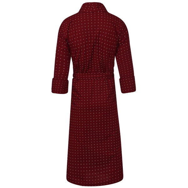 Bown Of London Lightweight Men's Dressing Gown - Tosca Red Size *