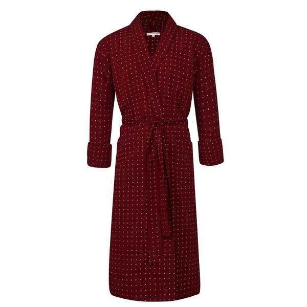 bown of london Lightweight Men's Dressing Gown - Tosca Red Size *