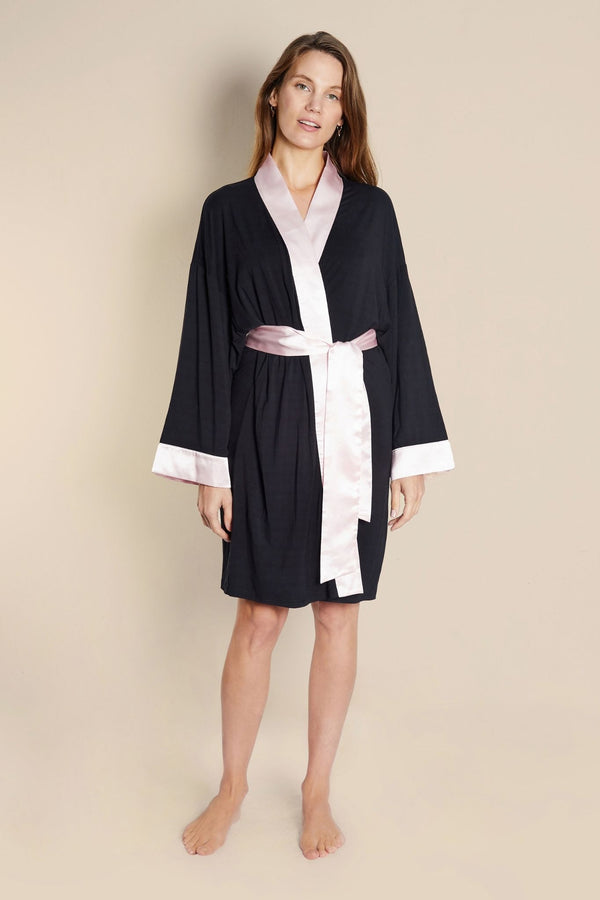 Bown Of London Lightweight Short Dressing Gown - Persephone Size *