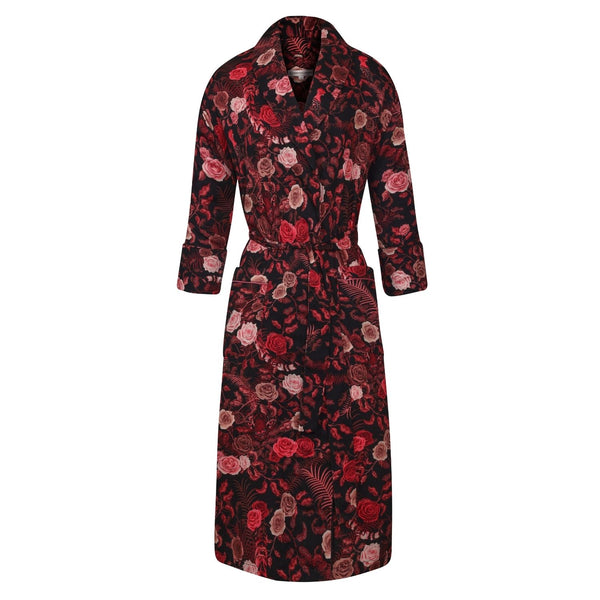 bown of london Lightweight Women's Dressing Gown - Bengal Rose Size *