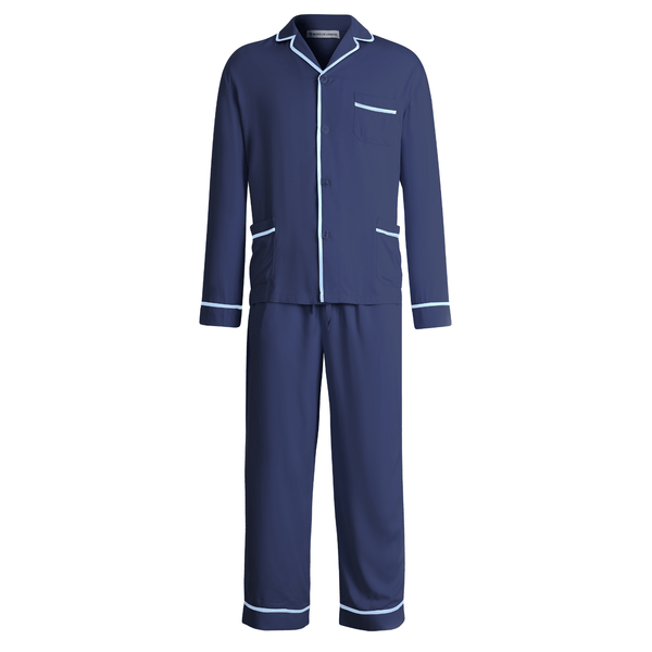 bown of london Men's Breathable Bamboo Pyjamas - Poseidon Size * bown of london Men's Breathable Bamboo Pyjamas - Poseidon Size *