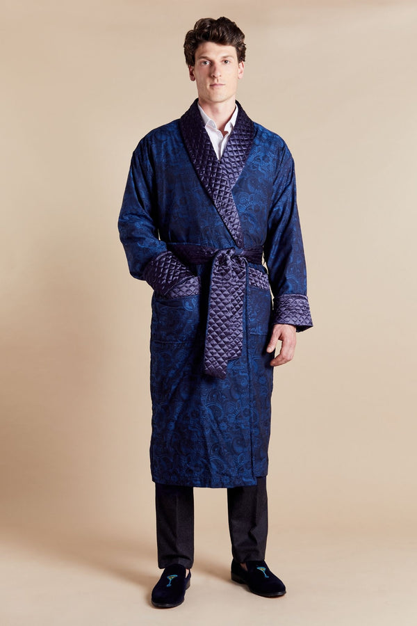 Bown Of London Men's Long Smoking Jacket - Sherlock Size *
