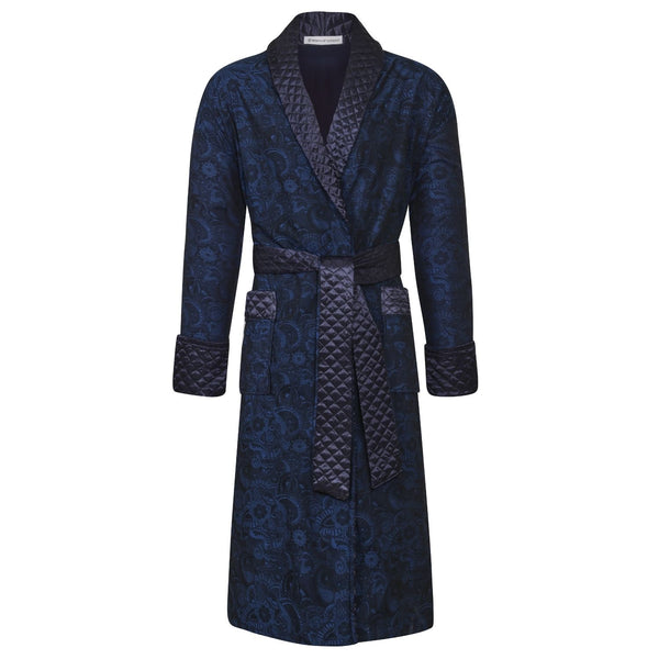 bown of london Men's Long Smoking Jacket - Sherlock Size *