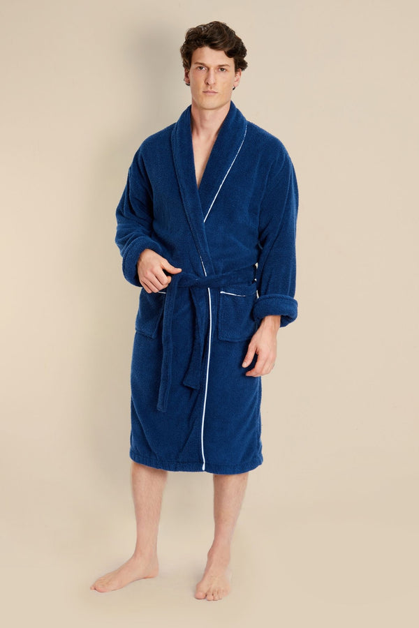 Bown Of London Men's Towelling Dressing Gown - Phoenix Size *