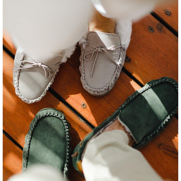 Bown Of London Molly Ladies Wool Moccasin – Camel Size *