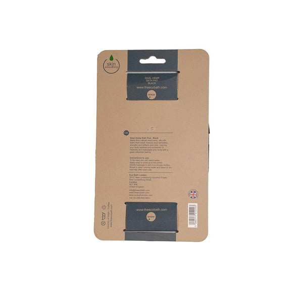 Bown Of London Natural Sisal Hemp Bath Pad Black Size *