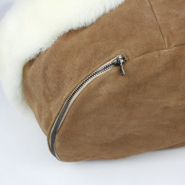Bown Of London Sheepskin Footmuff Slipper - Chestnut Size *