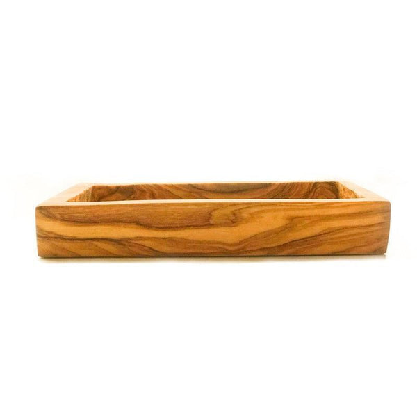 Bown Of London Soap Dish - Olive Wood - Rectangular Size *
