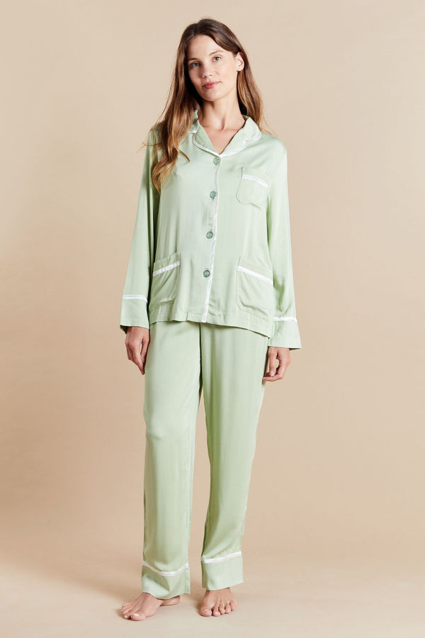 Bown Of London Women's Breathable Bamboo Pyjamas - Demeter Size *