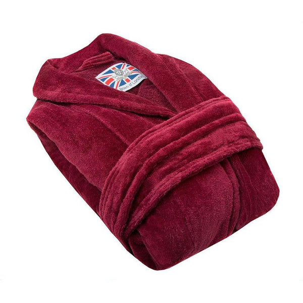Bown Of London Women's Dressing Gown - Baroness Burgundy Size *