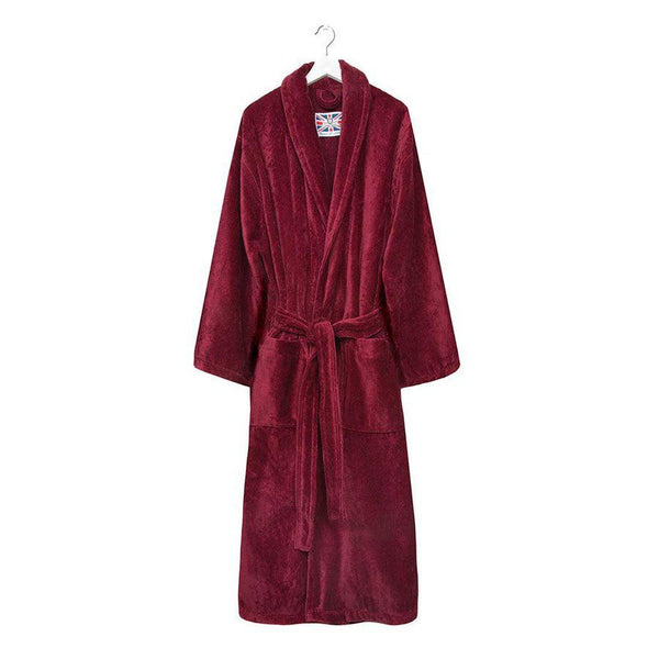 Bown Of London Women's Dressing Gown - Baroness Burgundy Size *
