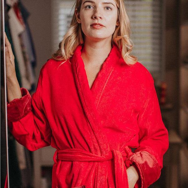 Bown Of London Women's Dressing Gown - Fuchsiaberry Size *