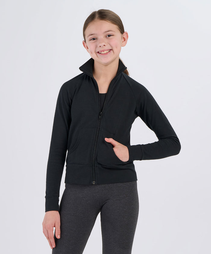 boxercraft Girls' Practice Jacket Black