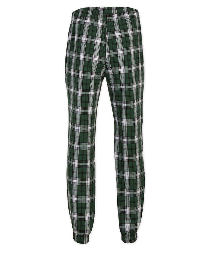 Boxercraft Men's Flannel Jogger Green/White Plaid