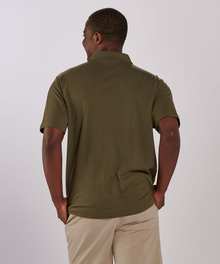Boxercraft Men's Pique Polo Olive