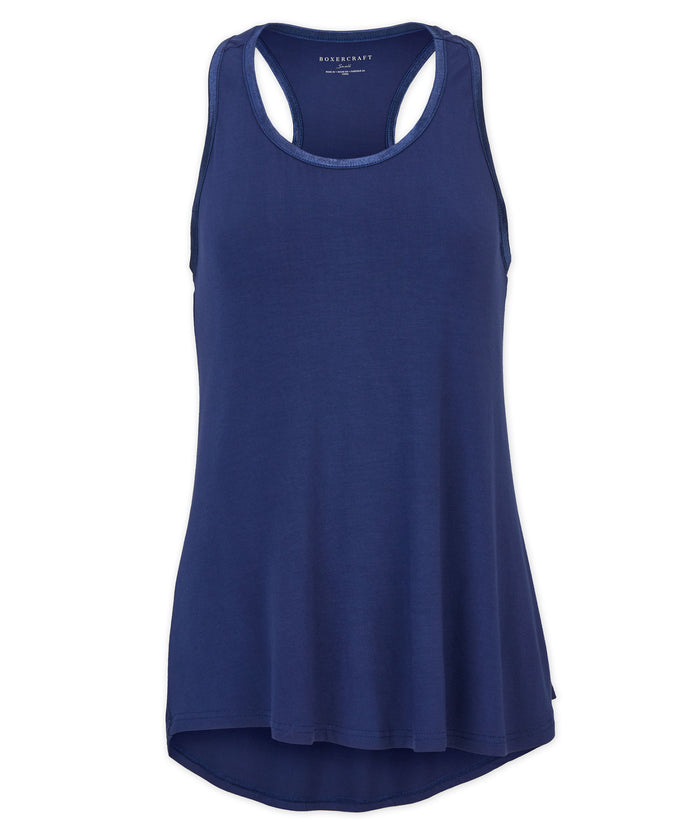 Boxercraft Women's Bamboo Tank Navy
