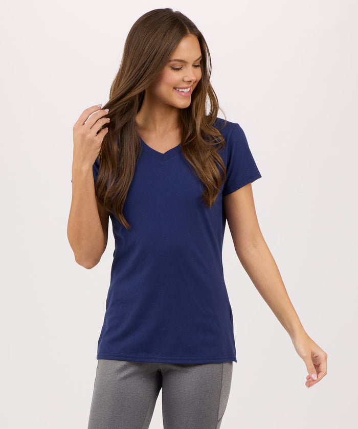 Boxercraft Women's Bella Crossback Tee Navy