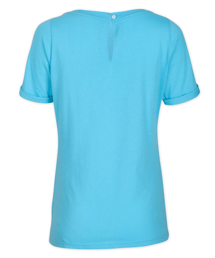 Boxercraft Women's Carefree Tee Pacific Blue