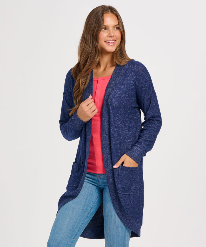boxercraft Women's Cuddle Cardigan Navy Heather