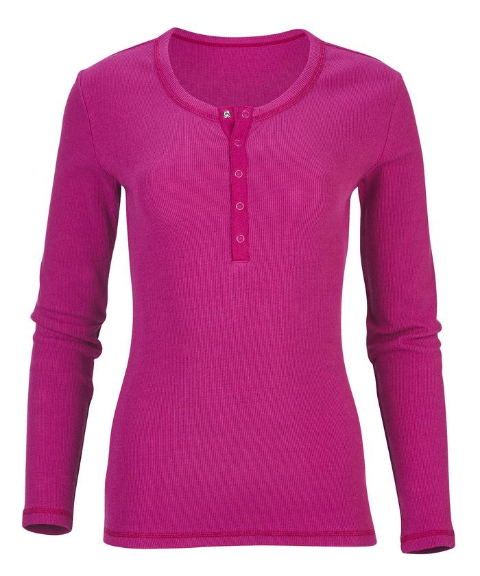 Boxercraft Women's Harper Henley Orchid