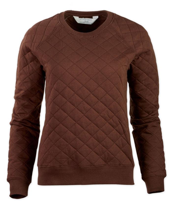 Boxercraft Women's Quilted Crew Espresso