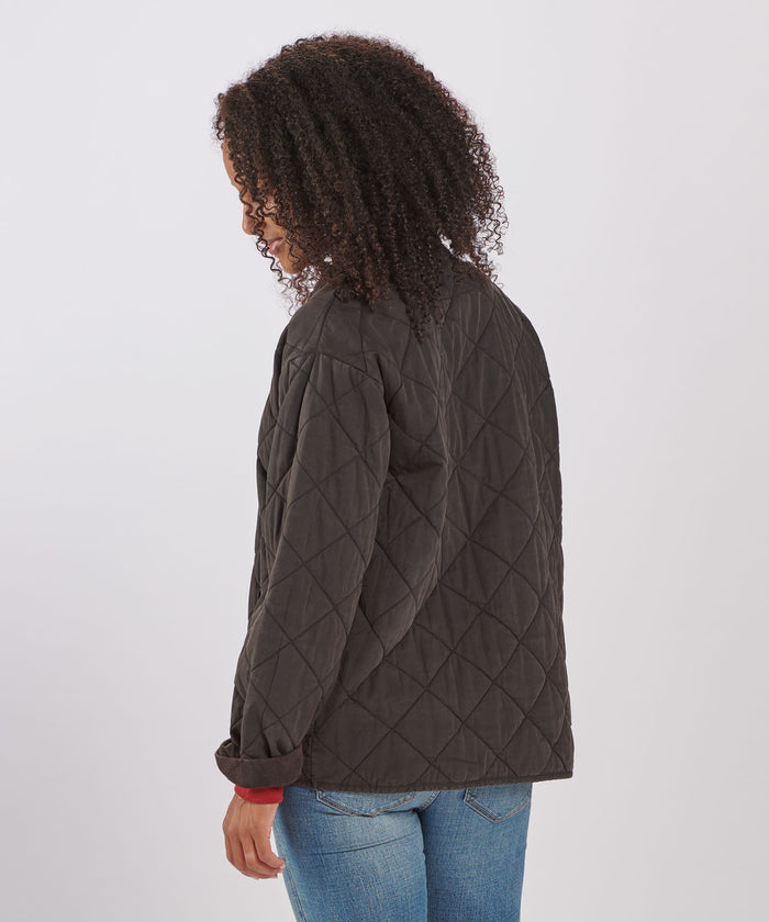 Boxercraft Women's Quilted Market Jacket Black