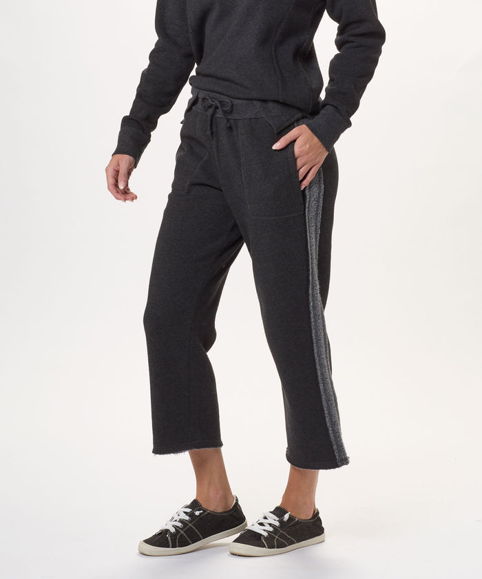 boxercraft Women's Travel Crop Pant Charcoal