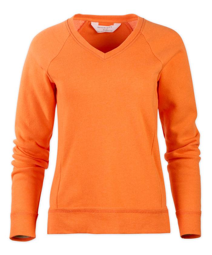 Boxercraft Women's Travel V-Neck Pullover Mandarin
