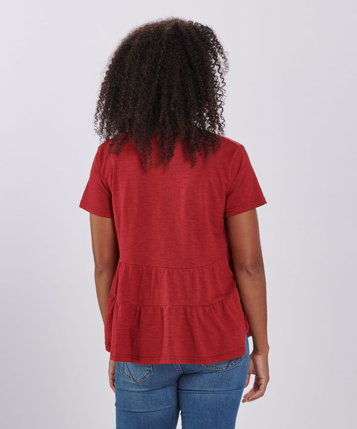 Boxercraft Women's Willow Tee Garnet