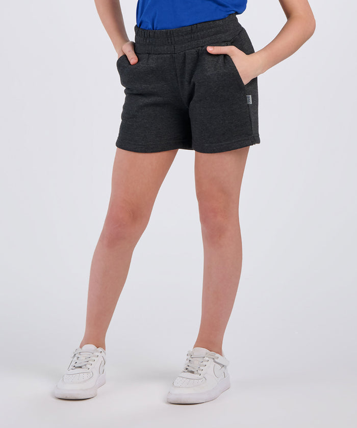 boxercraft Youth Fleece Short Charcoal Heather