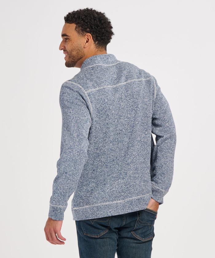 Boxercraft Men's Alpine Quarter-Zip Pullover Navy Heather