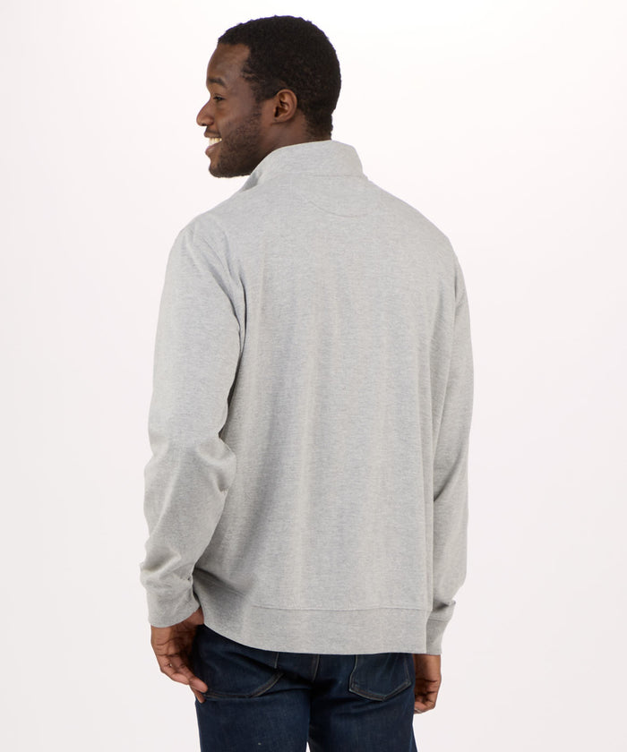 Boxercraft Men's Alumni Quarter-Zip Pullover Oxford Heather